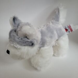 Ganz Webkinz Husky Dog Gray White Plush Stuffed Animal Toy No Code
